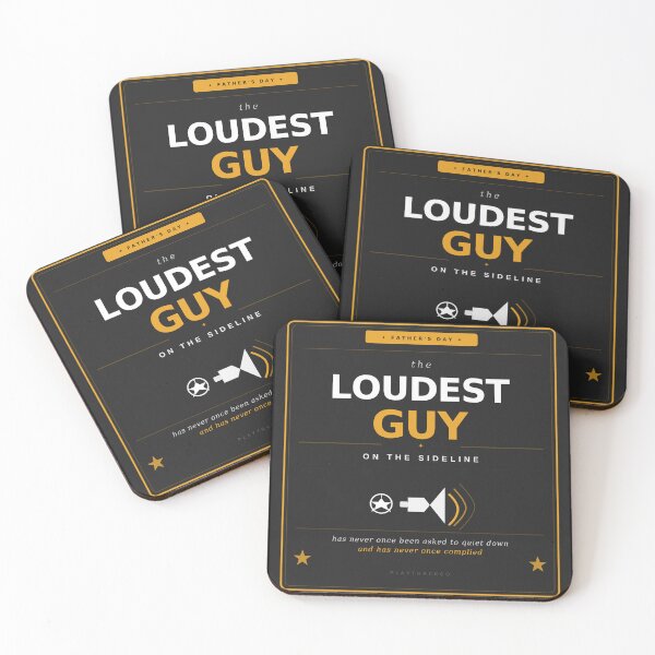 Item preview, The Loudest Guy on the Sideline — Funny Father's Day Soccer Dad Gift designed and sold by PlayTrackCo.