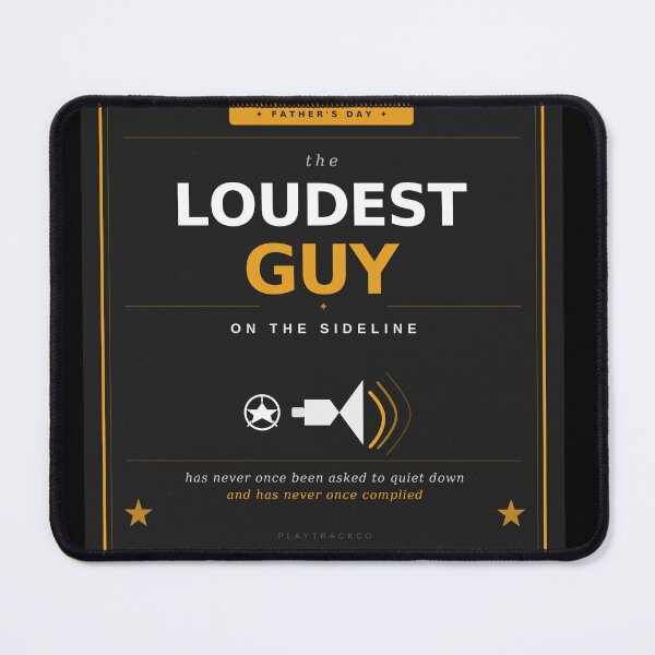 Item preview, The Loudest Guy on the Sideline — Funny Father's Day Soccer Dad Gift designed and sold by PlayTrackCo.