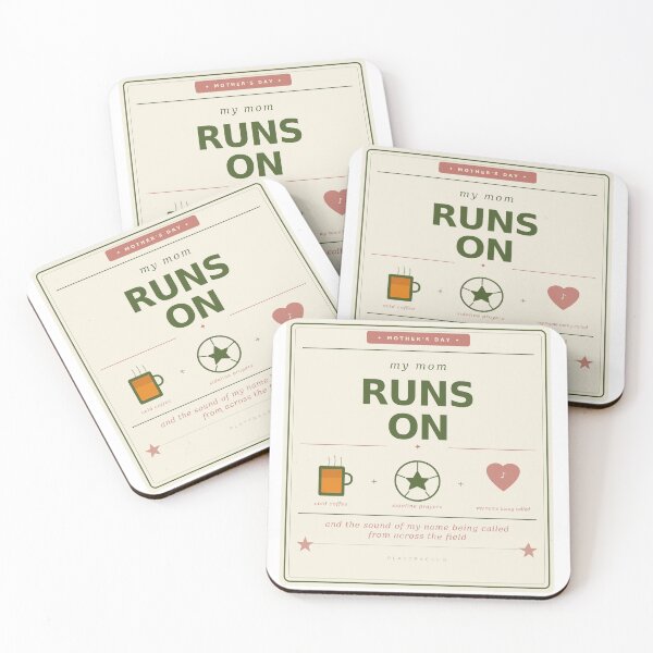 Item preview, My Mom Runs On Cold Coffee Sideline Prayers — Funny Mother's Day Soccer Gift designed and sold by PlayTrackCo.