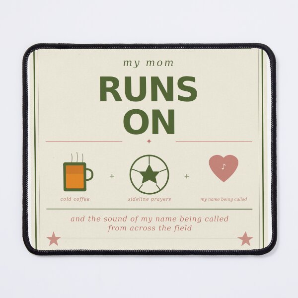 Item preview, My Mom Runs On Cold Coffee Sideline Prayers — Funny Mother's Day Soccer Gift designed and sold by PlayTrackCo.