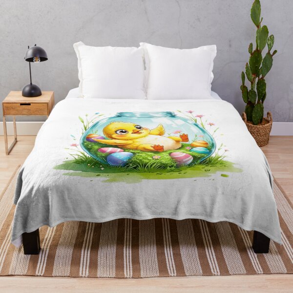 Item preview, Cute Duckling Relaxing in a Glass Jar designed and sold by AQUILAKREO.