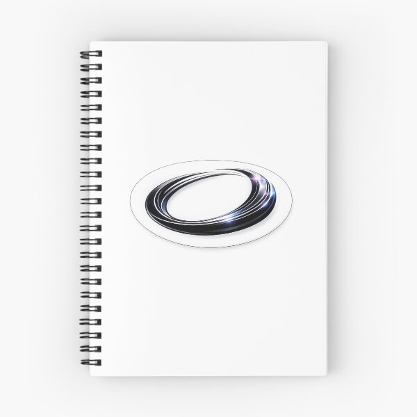 Item preview, Futuristic Chrome Ring Logo Minimal Tech Symbol designed and sold by MyCreatureArt.