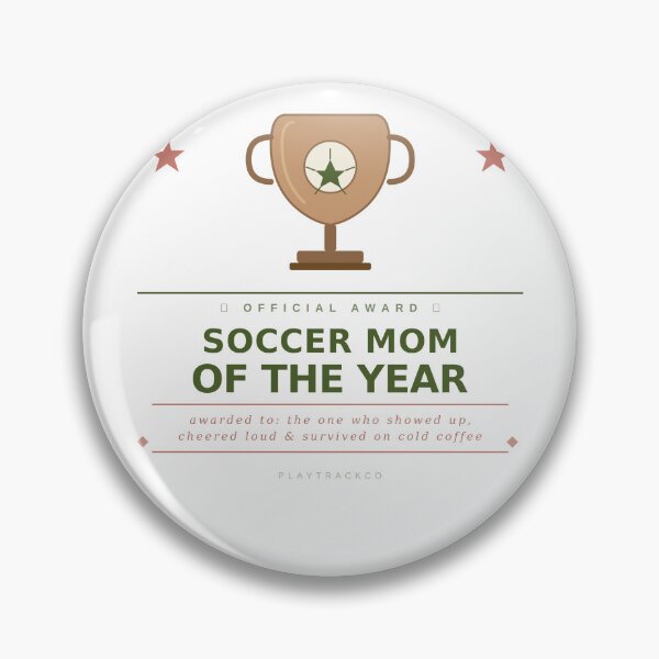Item preview, Soccer Mom of the Year Award — Funny Mother's Day Gift designed and sold by PlayTrackCo.