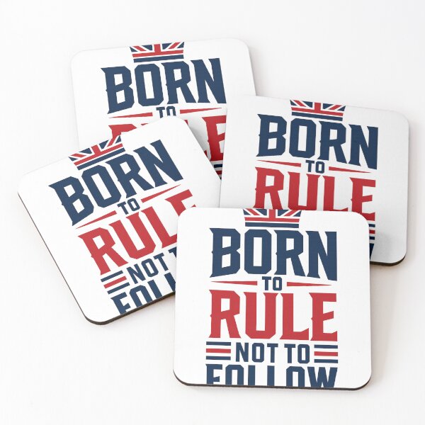 Item preview, Born To Rule Not To Follow UK Streetwear T-Shirt designed and sold by VeyronInk.