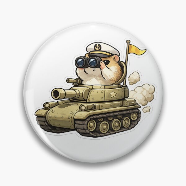 Item preview, Hamster Commander In Tiny Tank designed and sold by charlesss999.