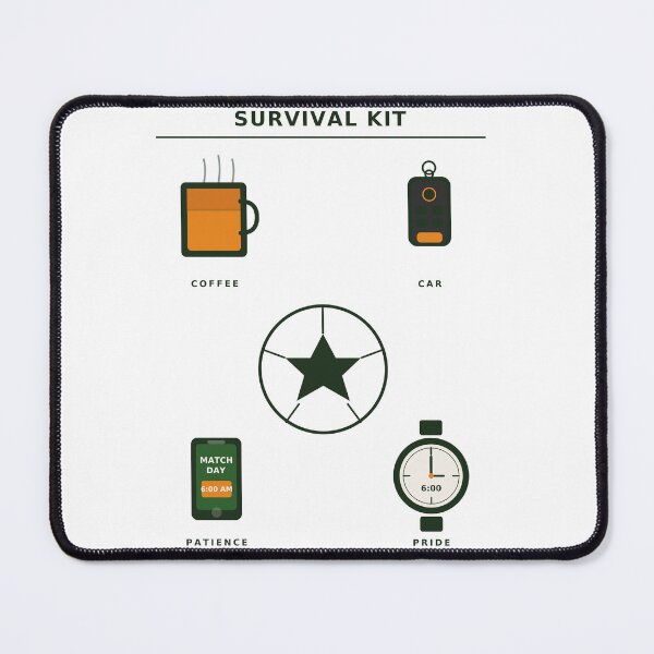 Item preview, Soccer Weekend Survival Kit — Funny Gift for Soccer Parents designed and sold by PlayTrackCo.