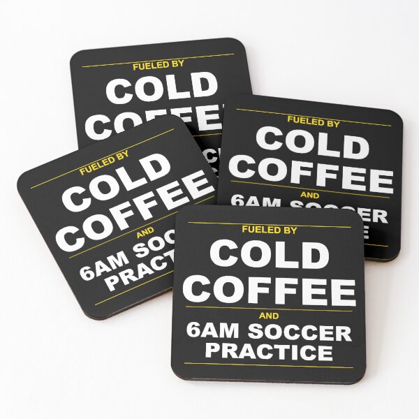 Item preview, Fueled by Cold Coffee and 6am Soccer Practice — Funny Soccer Parent Shirt designed and sold by PlayTrackCo.