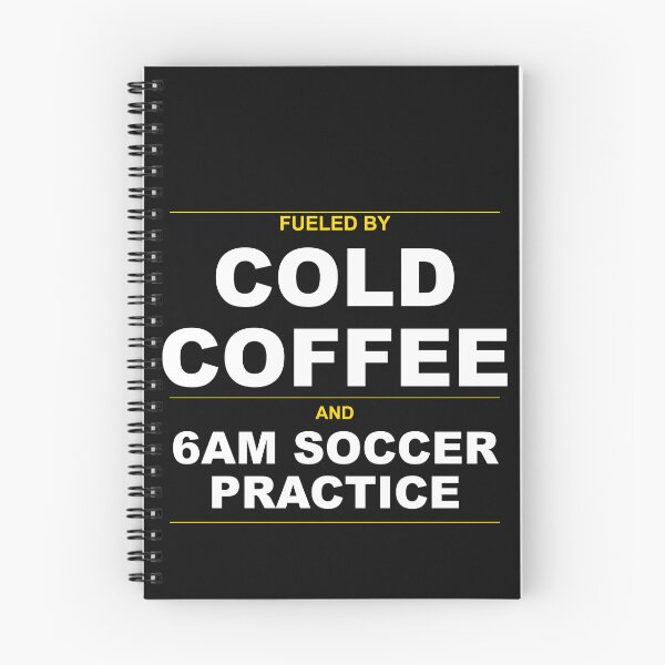 Item preview, Fueled by Cold Coffee and 6am Soccer Practice — Funny Soccer Parent Shirt designed and sold by PlayTrackCo.