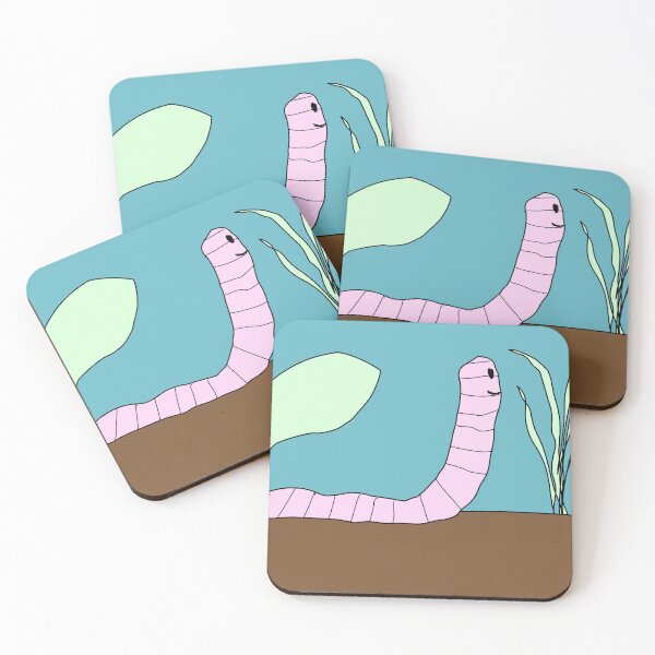 Item preview, Happy worm kid's drawing designed and sold by Sheridanlongdog.