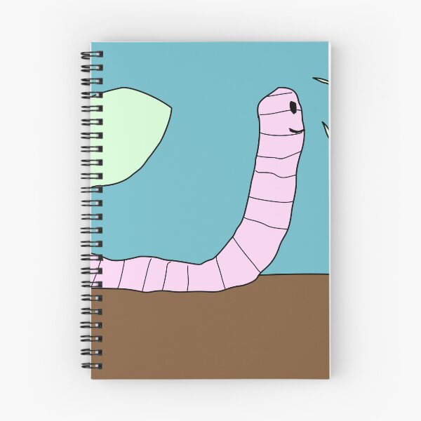 Item preview, Happy worm kid's drawing designed and sold by Sheridanlongdog.