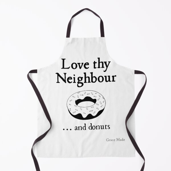 Item preview, Love Thy Neighbour... and Donuts designed and sold by GraceMadeArt.