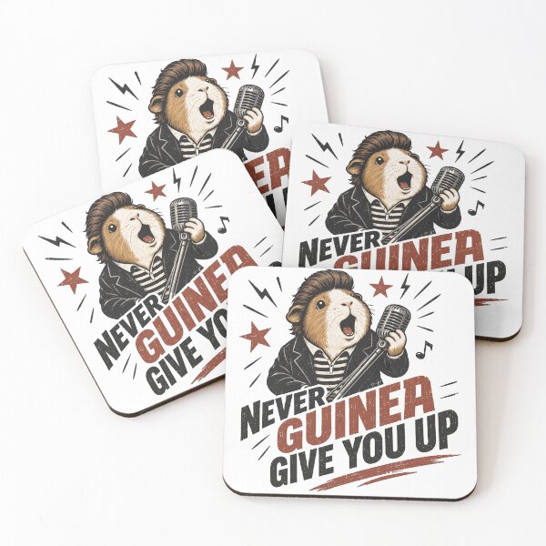 Item preview, Never Guinea Give You Up Rickroll Parody designed and sold by BytesSize.