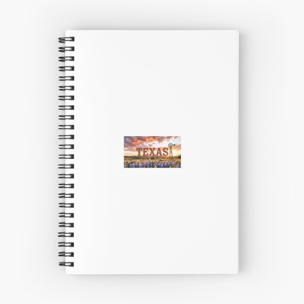 Item preview, *Texas Bluebonnet Sunset Landscape - Vintage State Pride Design* designed and sold by Petringo.