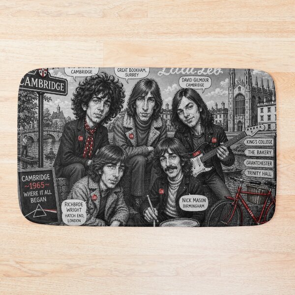 Item preview, Cambridge Origins – The Band Caricature Artwork designed and sold by LuluLeb.