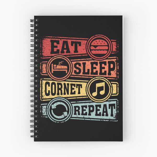 Item preview, Eat Sleep Cornet Repeat designed and sold by GabbyKash.