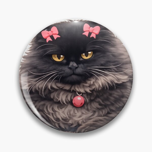 Item preview, Cute Black Cat Animated Kawaii Sticker  designed and sold by rajaansariT.
