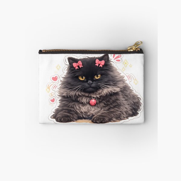 Item preview, Cute Black Cat Animated Kawaii Sticker  designed and sold by rajaansariT.