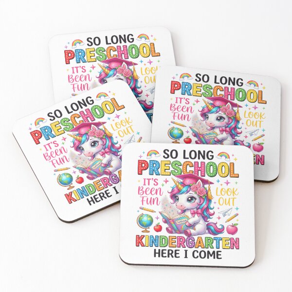 Item preview, So Long Preschool Kindergarten Here I Come Graduation Unicorn Magical Student designed and sold by ShavonRistorin.