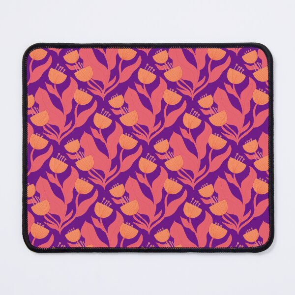 Item preview, Pink and Orange Flower Pattern designed and sold by The Innocent Ghost Project.