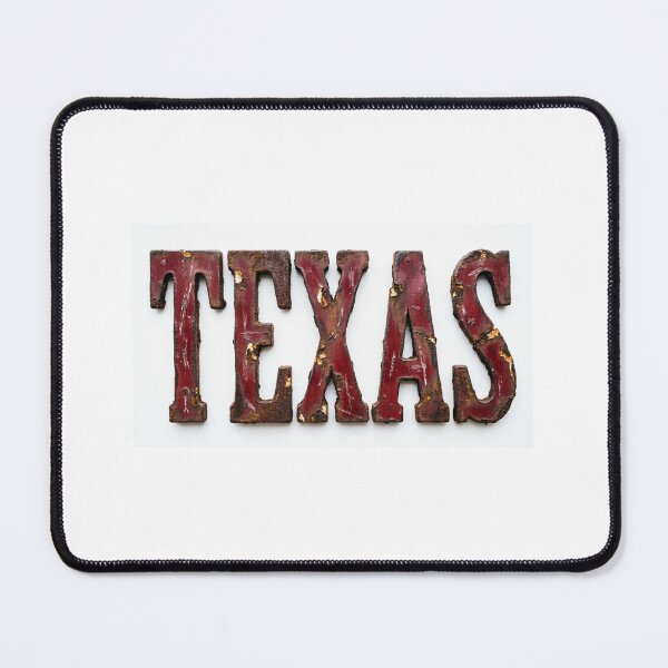 Item preview, *Vintage Rusty Metal TEXAS Letters - Distressed Western Sign Design* designed and sold by Petringo.