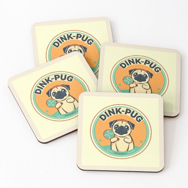 Item preview, Pickleball Pug Dink Parade Retro Badge designed and sold by Arte-Excellency.