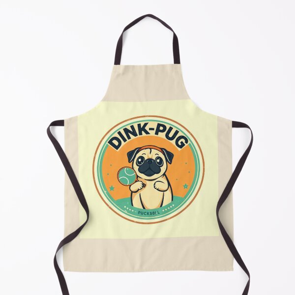Item preview, Pickleball Pug Dink Parade Retro Badge designed and sold by Arte-Excellency.