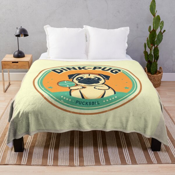 Item preview, Pickleball Pug Dink Parade Retro Badge designed and sold by Arte-Excellency.