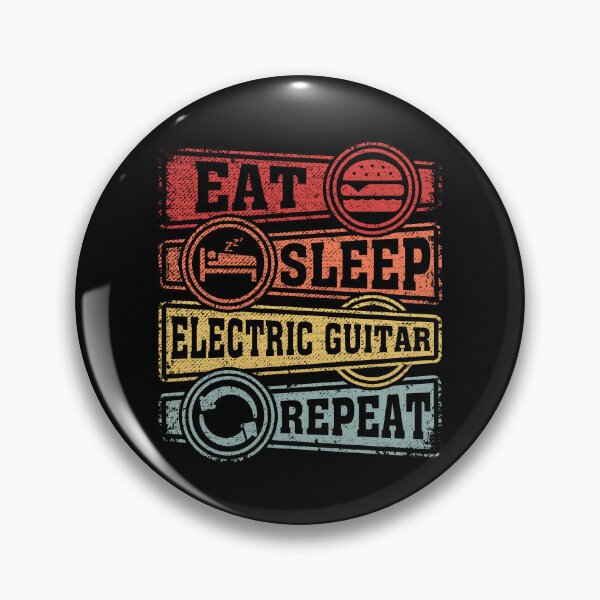 Item preview, Eat Sleep Electric guitar Repeat designed and sold by GabbyKash.