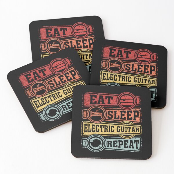 Item preview, Eat Sleep Electric guitar Repeat designed and sold by GabbyKash.