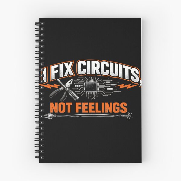 Item preview, I Fix Circuits Not Feelings Electrician Humor Design for Electricians and Electrical Engineers designed and sold by Ladys-Gents.