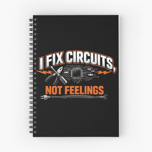Item preview, I Fix Circuits Not Feelings Electrician Humor Design for Electricians and Electrical Engineers designed and sold by Ladys-Gents.