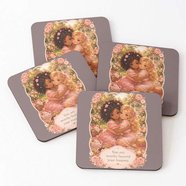 Item preview, You Are Worthy Beyond Your Trauma | Healing Friendship Aesthetic designed and sold by PrincSaraStudio.