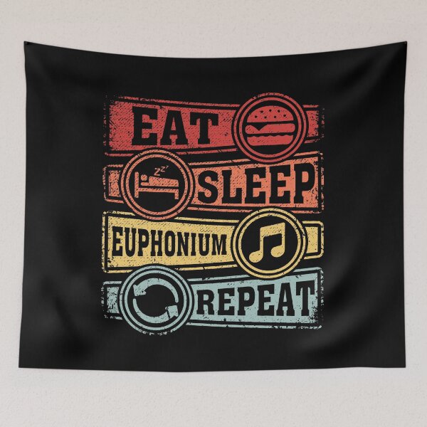 Item preview, Eat Sleep Euphonium Repeat designed and sold by GabbyKash.