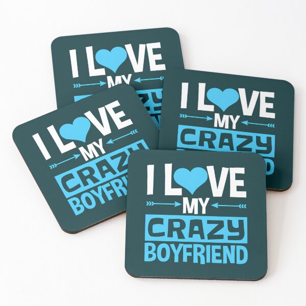 Item preview,   I Love My Crazy Boyfriend Valentine'S Day For Girlfriend designed and sold by Titustore.
