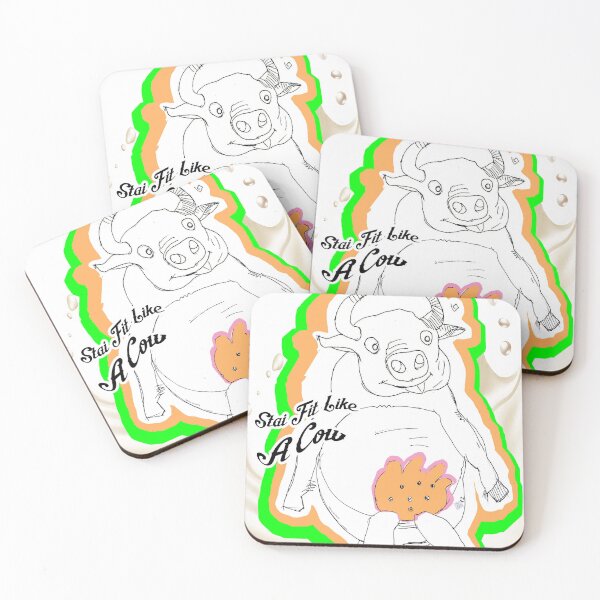 Item preview,  Stay Fit like A Cow (Drawing by ACCI)  designed and sold by VanyssaGraphics.