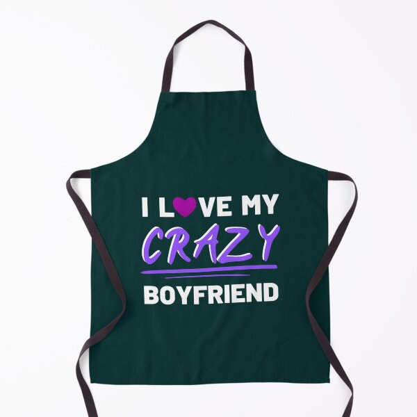 Item preview, I Love My Crazy Boyfriend designed and sold by Titustore.