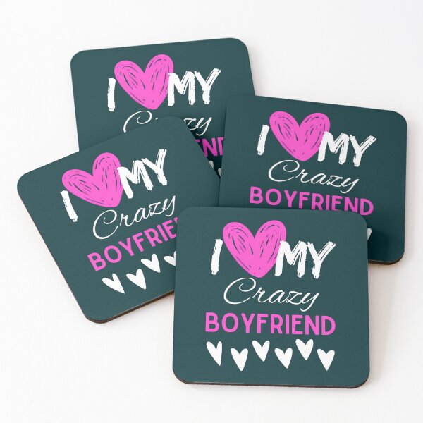 Item preview,  I Love My Crazy Boyfriend T-Shirt Essential T-Shirt designed and sold by Titustore.