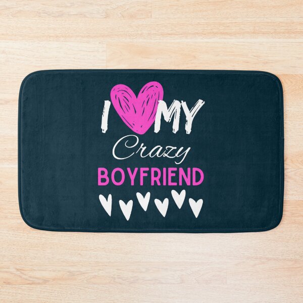 Item preview,  I Love My Crazy Boyfriend T-Shirt Essential T-Shirt designed and sold by Titustore.