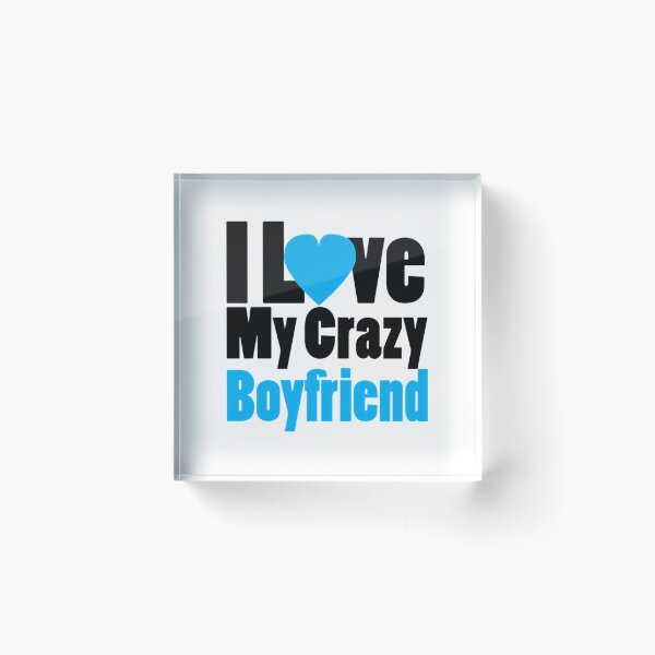 Item preview,   Couple Matching I Love My Crazy Boyfriend designed and sold by Titustore.