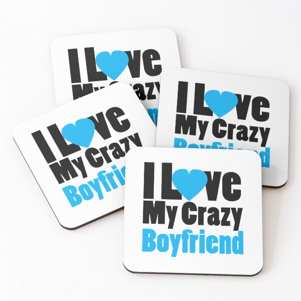 Item preview,   Couple Matching I Love My Crazy Boyfriend designed and sold by Titustore.