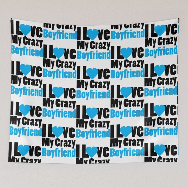 Item preview,   Couple Matching I Love My Crazy Boyfriend designed and sold by Titustore.