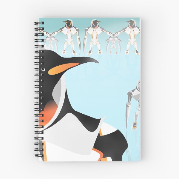 Item preview, Cylon Penguins 1 designed and sold by Digital Concept Art.