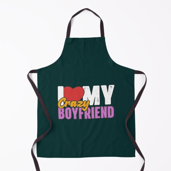 Item preview, I Love My Crazy Boyfriend designed and sold by Titustore.
