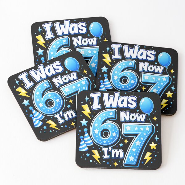 Item preview, I Was 6 Now I'm 7 Seventh Birthday Age Seven Celebration designed and sold by SanTiOmal.