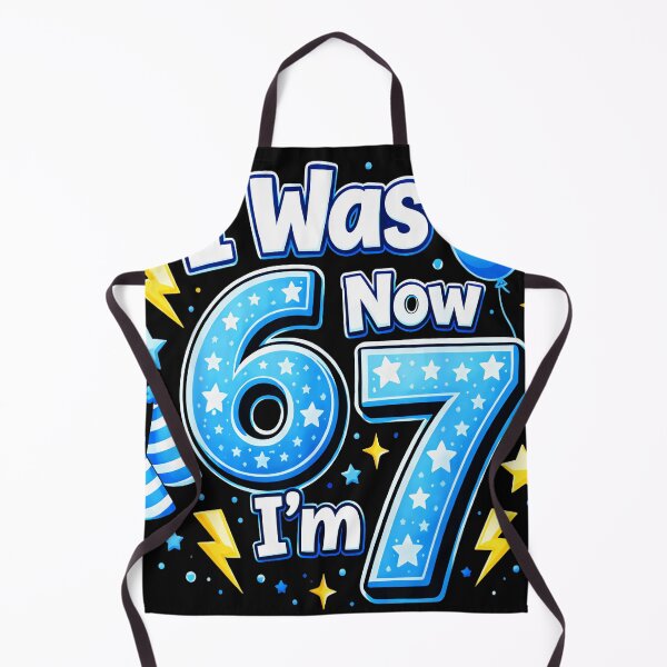 Item preview, I Was 6 Now I'm 7 Seventh Birthday Age Seven Celebration designed and sold by SanTiOmal.