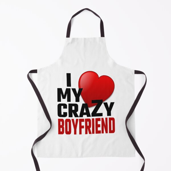 Item preview, I Love My Crazy Boyfriend designed and sold by Titustore.
