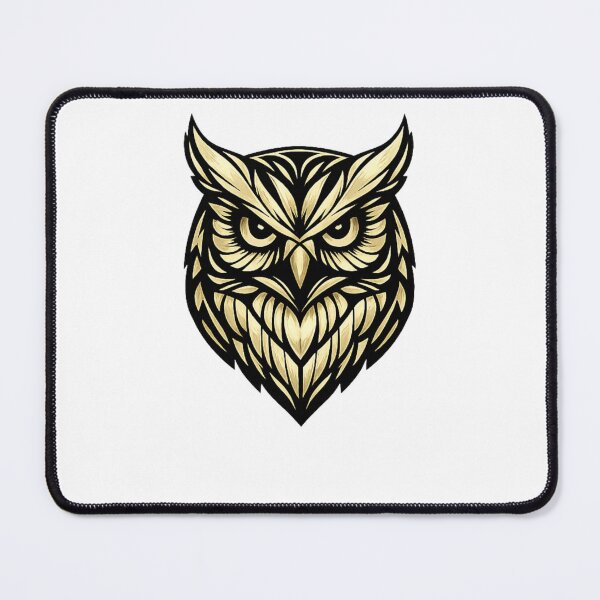 Item preview, VELNAR Owl Vision – Gold Luxury Emblem designed and sold by Ikkipass Enterprises.