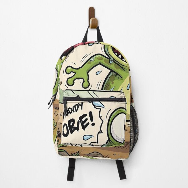 Item preview, Chaotic Frog Panic Running – Funny Meme Stress Overload Cute Animal Design designed and sold by SoftAuraStudi0.