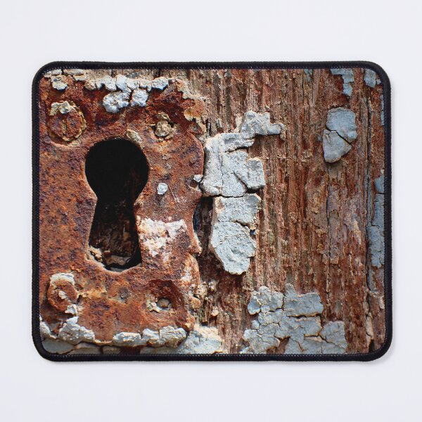 Item preview, Rusty Keyhole on Weathered Wooden Door designed and sold by onubi.