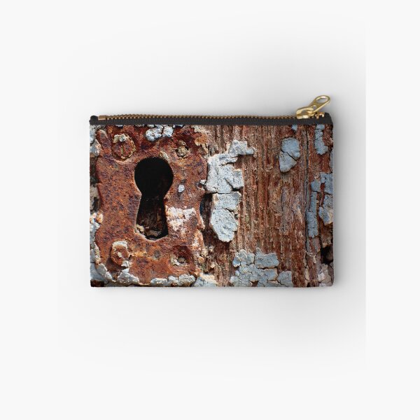Item preview, Rusty Keyhole on Weathered Wooden Door designed and sold by onubi.